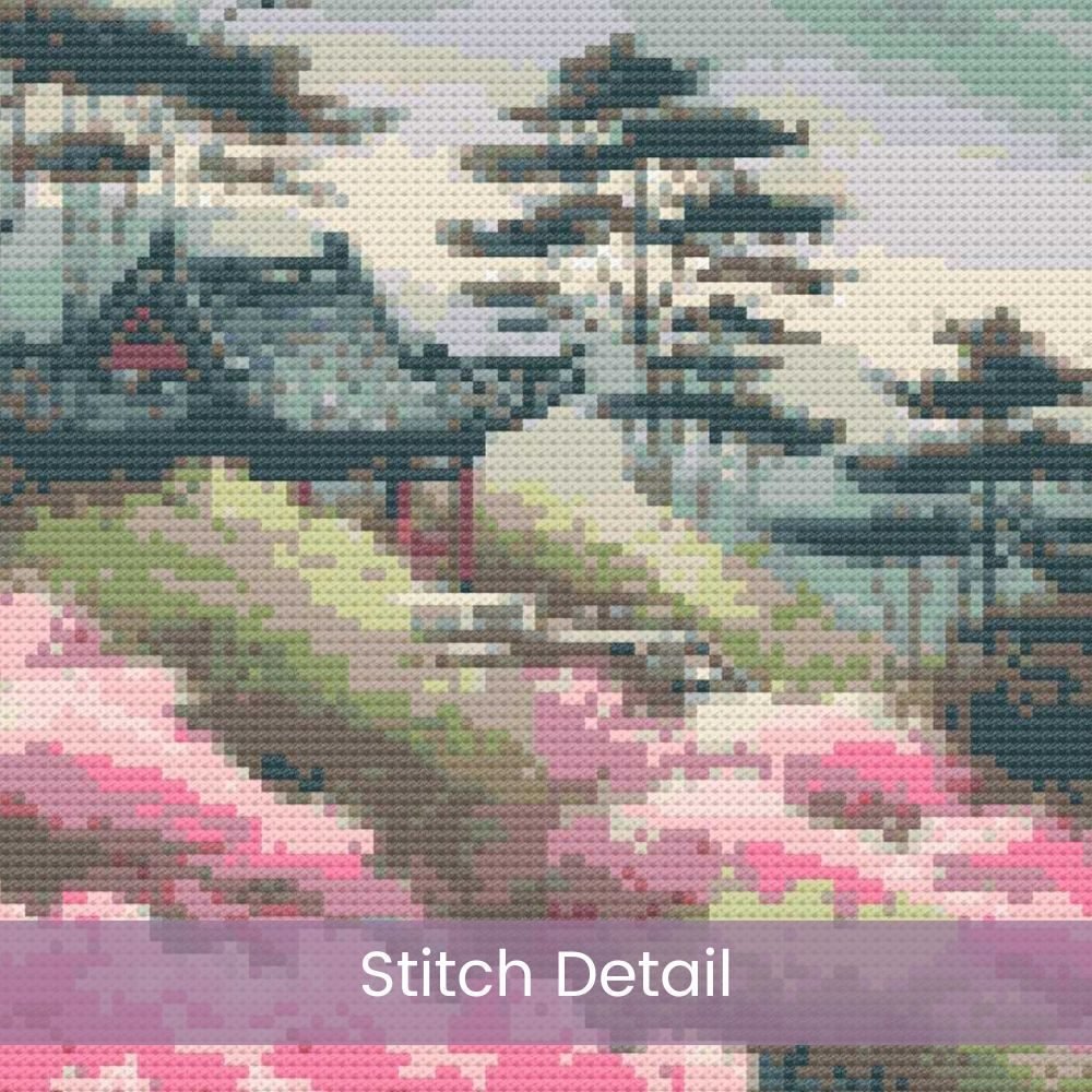 Chinese Landscape Cross Stitch Pattern