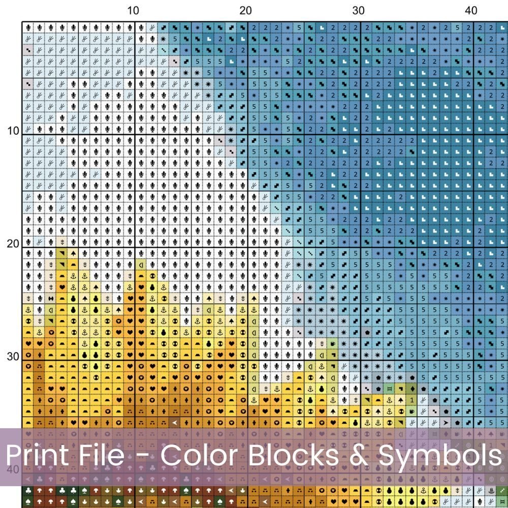 American Midwest Farm Cross Stitch Pattern