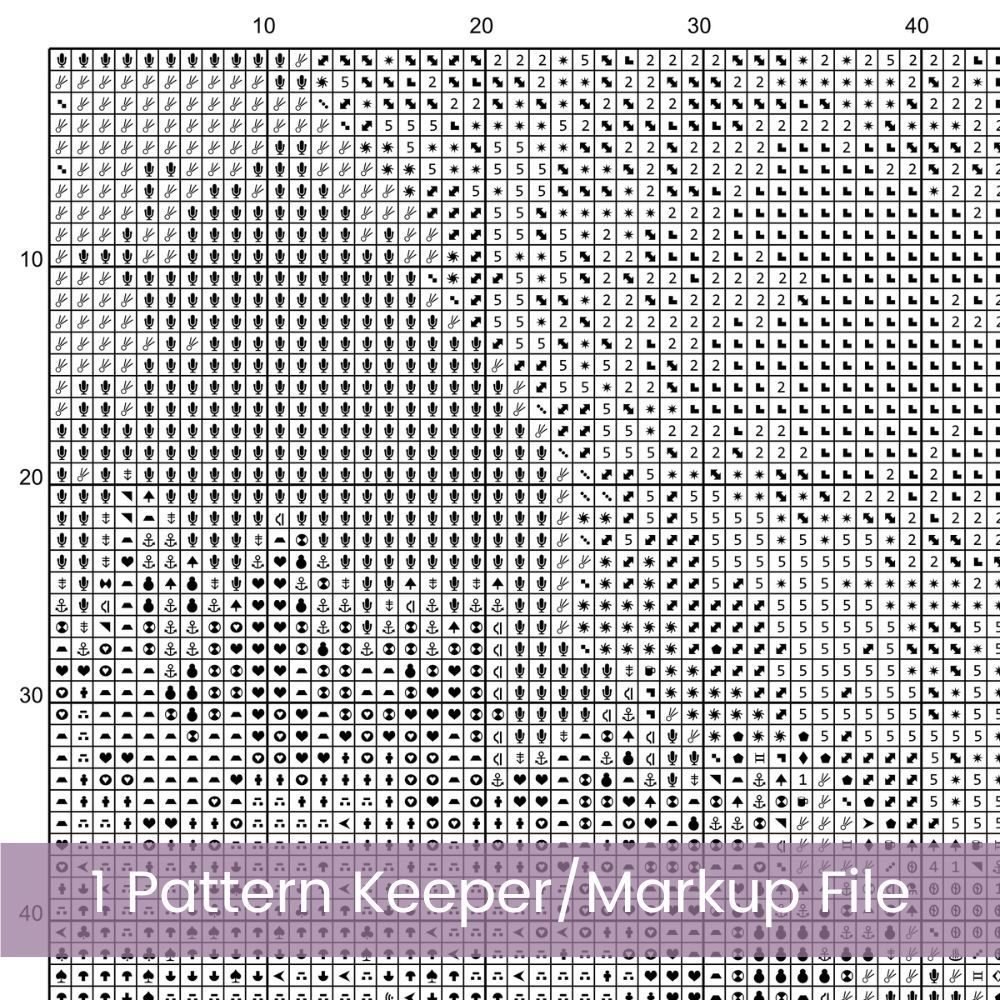 American Midwest Farm Cross Stitch Pattern