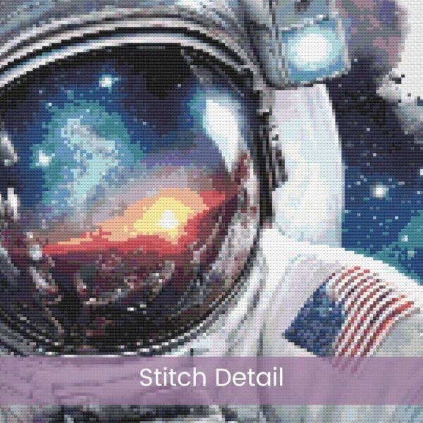 Astronaut Cross Stitch Pattern