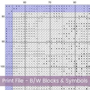 Baby Feet Cross Stitch Pattern