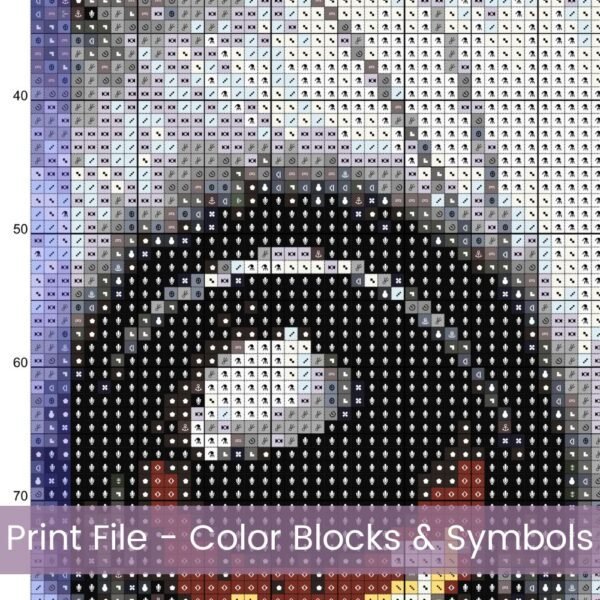 Cute Baby Lemur Cross Stitch Pattern