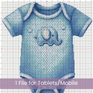 Baby Onesie Cross Stitch Pattern
