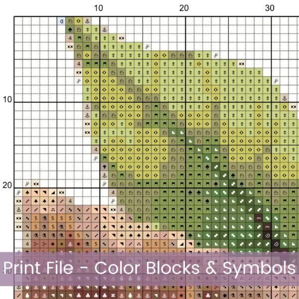 Cute Baby Sloth Cross Stitch Pattern