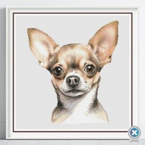 Chihuahua Dog Cross Stitch Pattern