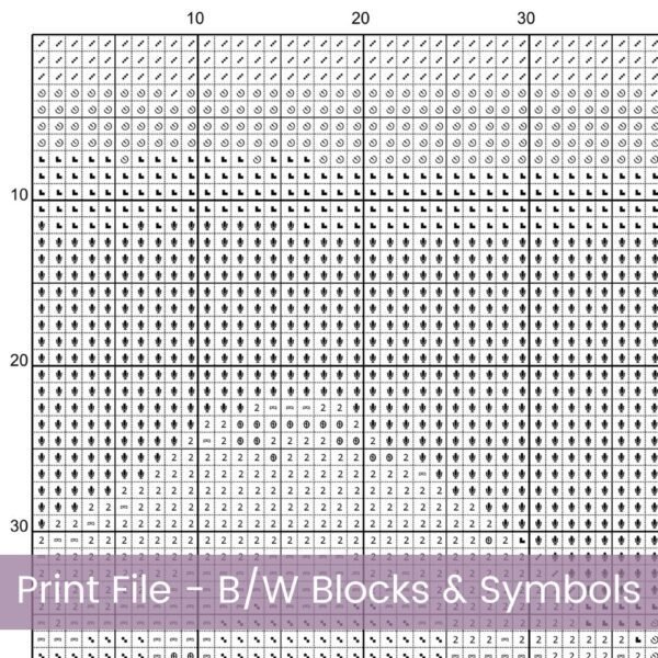 Chinese Landscape Cross Stitch Pattern