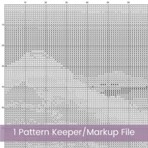 Chinese Landscape Cross Stitch Pattern