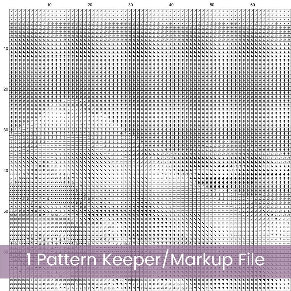 Chinese Landscape Cross Stitch Pattern