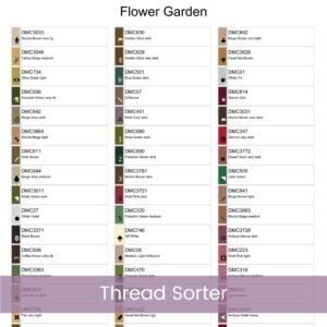 Country Garden Cross Stitch Pattern