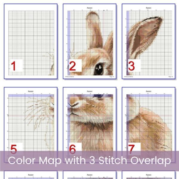 Cute Rabbit Cross Stitch Pattern