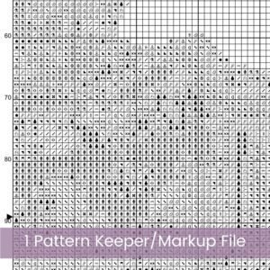 Delft Seashell Cross Stitch Pattern