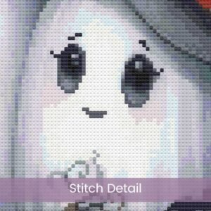 Cute Ghost Pair Cross Stitch Pattern
