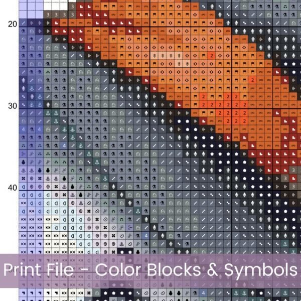 Cute Ghost Pair Cross Stitch Pattern