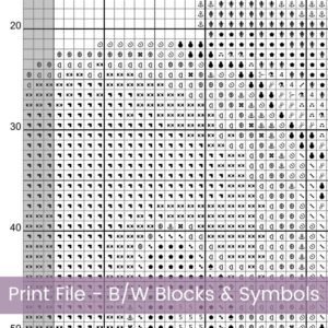 Cute Ghost Pair Cross Stitch Pattern