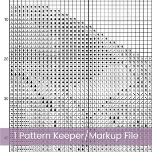 Cute Ghost Pair Cross Stitch Pattern