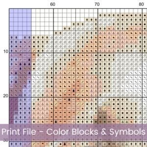 Golden Labrador Cross Stitch Pattern
