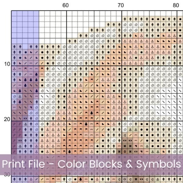Golden Labrador Cross Stitch Pattern