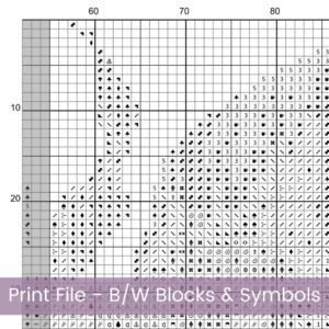 Hibiscus Wreath Counted Cross Stitch PDF Pattern, Tropical Hibiscus Cross Stitch Pattern, Island Beach Flowers PDF Pattern, Instant Download