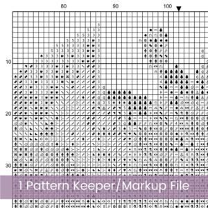 Hibiscus Wreath Counted Cross Stitch PDF Pattern, Tropical Hibiscus Cross Stitch Pattern, Island Beach Flowers PDF Pattern, Instant Download
