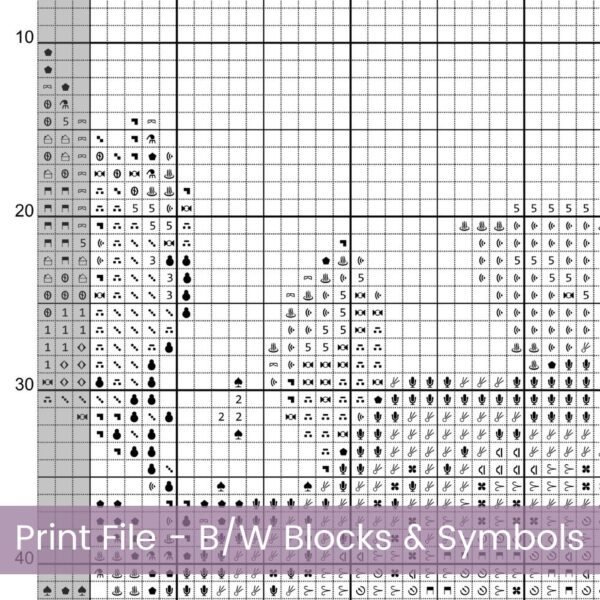 June Birth Month Flower Counted Cross Stitch PDF Pattern, Roses Cross Stitch Pattern, Instant Download, Modern Floral Cross Stitch Gift