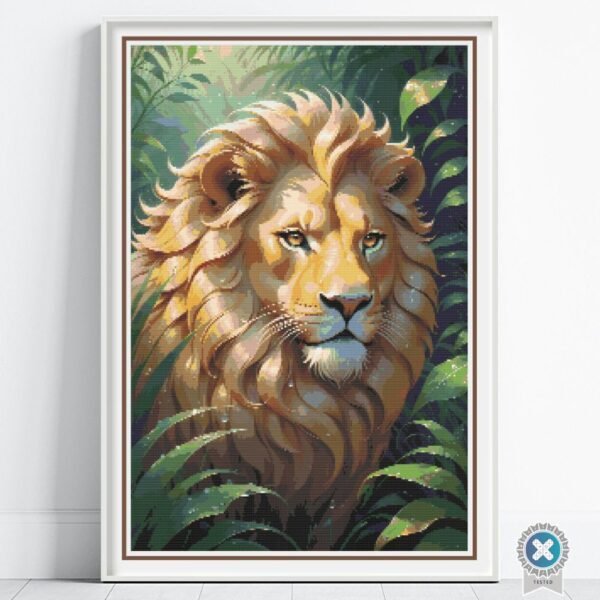Lion Cross Stitch Pattern