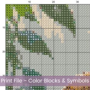 Lioness Cross Stitch Pattern, Big Cat Embroidery, Wildlife Stitch Pattern, African Animal Cross Stitch, Jungle Decor, Handmade Safari Art