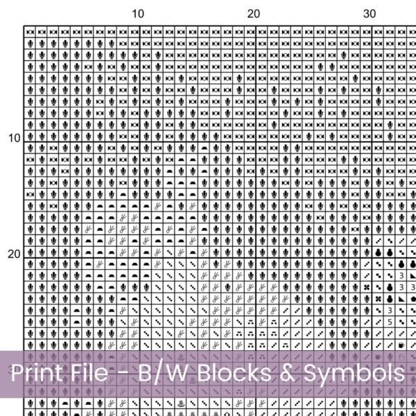 Petunia Flowers Cross Stitch Pattern Pink and Purple Full Coverage Watercolor Floral DIY Garden Decor Embroidery Botanical Flower Stitch Art