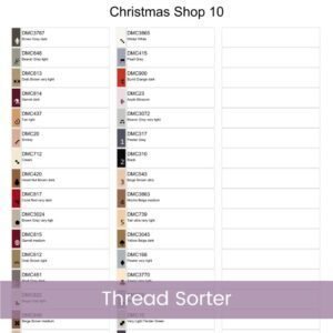 Christmas Shop Cross Stitch Pattern