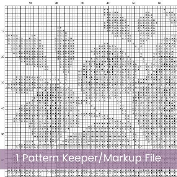 Peony Hat Box Cross Stitch Pattern Vintage Floral Pink Hat Box Embroidery Pattern, Shabby Chic Handmade Feminine Bouquet Home Decor Gift