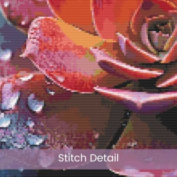Succulents Cross Stitch Pattern, Cactus Plant Botanical Stitch PDF Instant Download, Full Coverage Digital Pattern, Pattern Keeper file incl