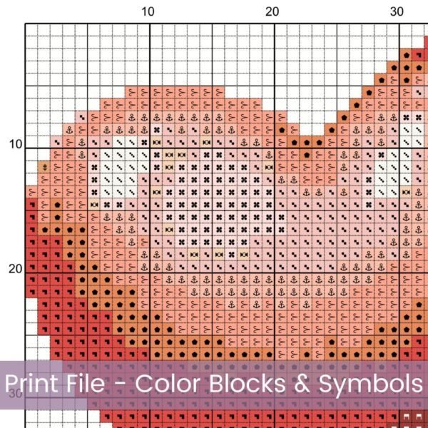 Teddy Bear with Heart Balloon Cross Stitch Pattern, Nursery Decor Art, Handmade Gift Idea, Love Themed Pattern, Kids Room Cross Stitch Chart