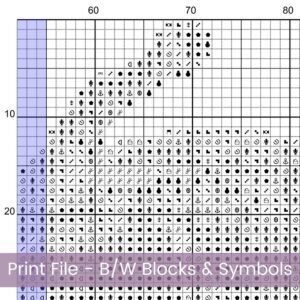Tropical Coconuts Cross Stitch Pattern, Coconut Fruit Digital Cross Stitch Pattern Download, Summer Decor, Island Style Digital Download