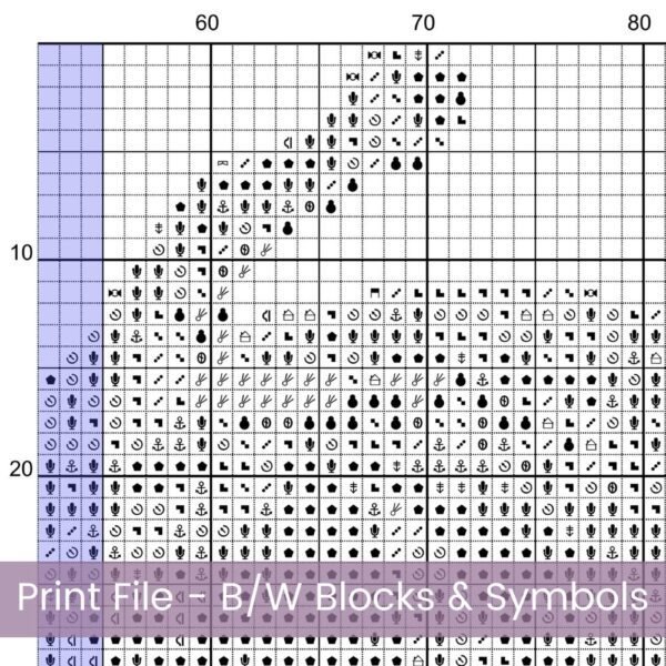 Tropical Coconuts Cross Stitch Pattern, Coconut Fruit Digital Cross Stitch Pattern Download, Summer Decor, Island Style Digital Download