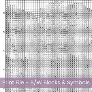 Tropical Hibiscus Cross Stitch Pattern, Hibiscus Flower Counted Cross Stitch Pattern, Floral Decor PDF Stitch Pattern, Instant Download