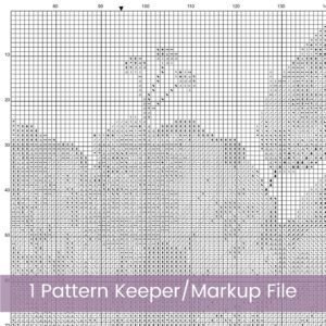 Tropical Hibiscus Cross Stitch Pattern, Hibiscus Flower Counted Cross Stitch Pattern, Floral Decor PDF Stitch Pattern, Instant Download