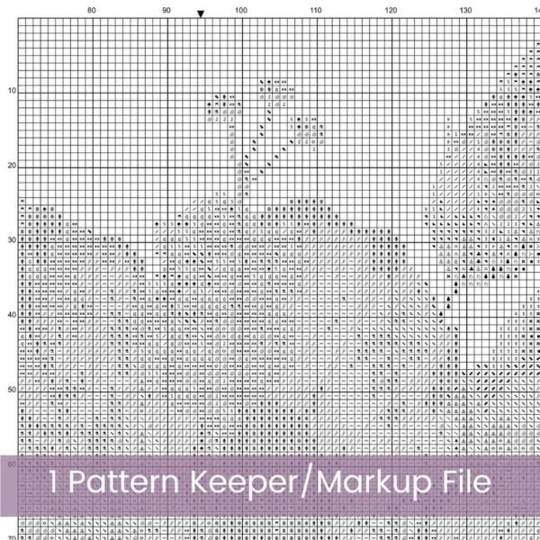 Tropical Hibiscus Cross Stitch Pattern, Hibiscus Flower Counted Cross Stitch Pattern, Floral Decor PDF Stitch Pattern, Instant Download