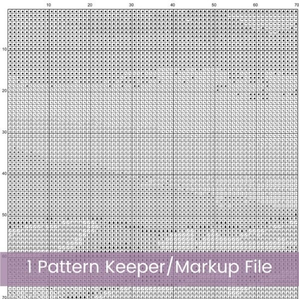 Vintage Biplane Cross Stitch Pattern, Aviation Lover’s Dream, PDF Instant Download, Full Coverage Digital Pattern, Pattern Keeper file incl