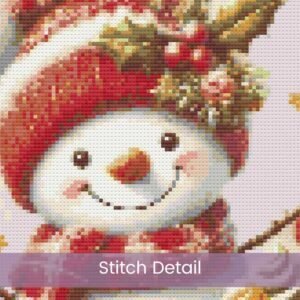 Vintage Frosty’s Cafe Sign Cross Stitch Pattern, Festive Holiday Kitchen Sign Cross Stitch PDF, PDF Instant Download, App File incl
