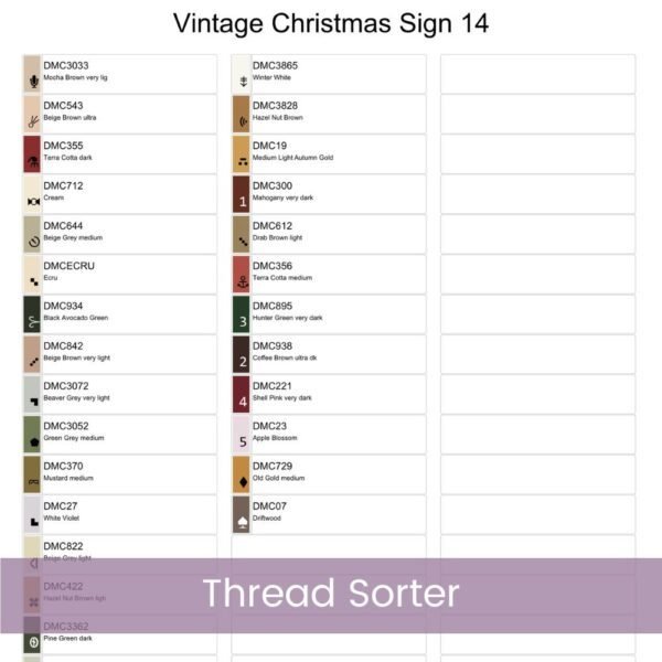 Vintage Frosty's Christmas Market Cross Stitch Pattern, Festive Holiday Kitchen Sign Cross Stitch PDF, PDF Instant Download, App File incl