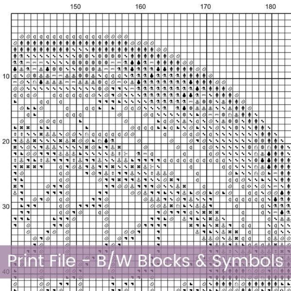 Watercolor Lacrosse Counted Cross Stitch PDF Pattern, Lacrosse Sport Cross Stitch Pattern, Lacrosse Stick PDF Pattern, Instant Download