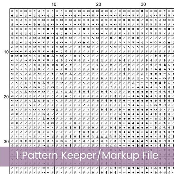 Vintage Hot Cocoa Bar Christmas Cross Stitch Pattern | Festive Holiday Kitchen Sign Cross Stitch PDF | PDF Instant Download | App File incl