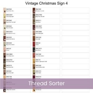 Vintage Hot Cocoa Bar Christmas Cross Stitch Pattern | Festive Holiday Kitchen Sign Cross Stitch PDF | PDF Instant Download | App File incl