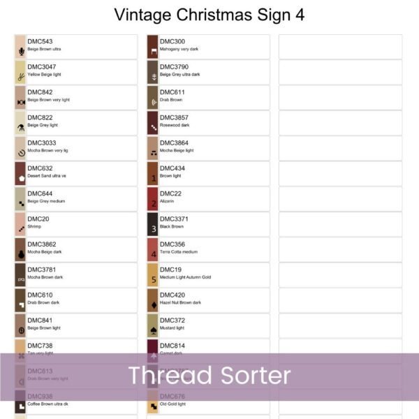 Vintage Hot Cocoa Bar Christmas Cross Stitch Pattern | Festive Holiday Kitchen Sign Cross Stitch PDF | PDF Instant Download | App File incl