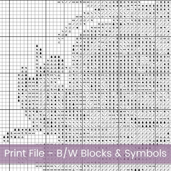Delft Lion Cross Stitch Pattern