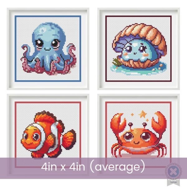 MINI Baby Sea Animals Pattern Bundle