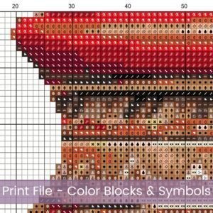 Native American Pot Cross Stitch Pattern, Tribal Art Design Cross Stitch Pattern, Traditional Pot, Heritage Cross Stitch, Instant Download