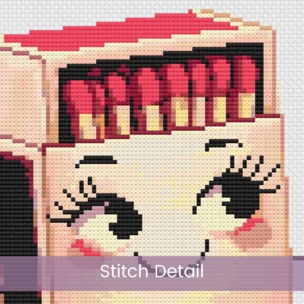 Perfect Match Cross Stitch Pattern, Cute Valentine’s Decor , Valentines Day, Love Quote Pattern, PDF Instant Download, PK & tablet file incl