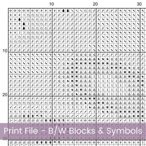 Piano Keys Cross Stitch Pattern, Musical Instrument Art, Music Lover Decor, Musical Cross Stitch, PDF Instant Download, Full Coverage