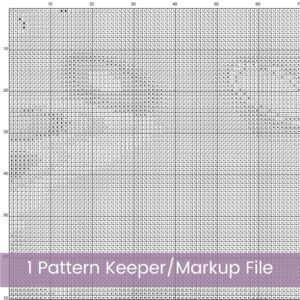 Piano Keys Cross Stitch Pattern, Musical Instrument Art, Music Lover Decor, Musical Cross Stitch, PDF Instant Download, Full Coverage