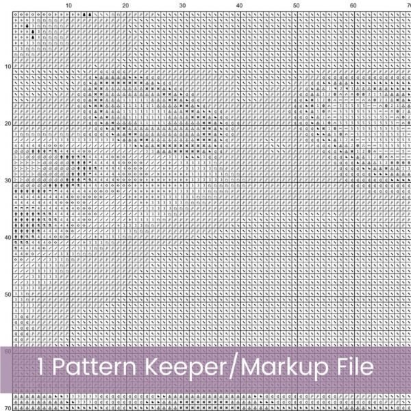 Piano Keys Cross Stitch Pattern, Musical Instrument Art, Music Lover Decor, Musical Cross Stitch, PDF Instant Download, Full Coverage